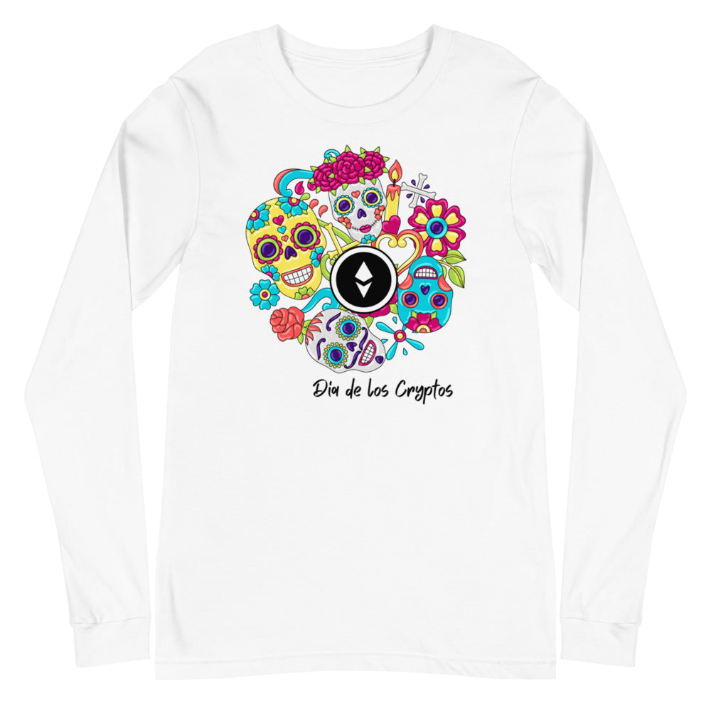 Dia De Los Cryptos (Ethereum) Unisex Long Sleeve Tee