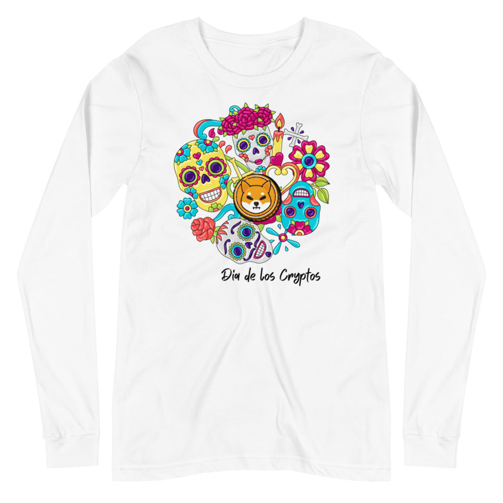 Dia De Los Cryptos (Shiba Inu) Unisex Long Sleeve Tee