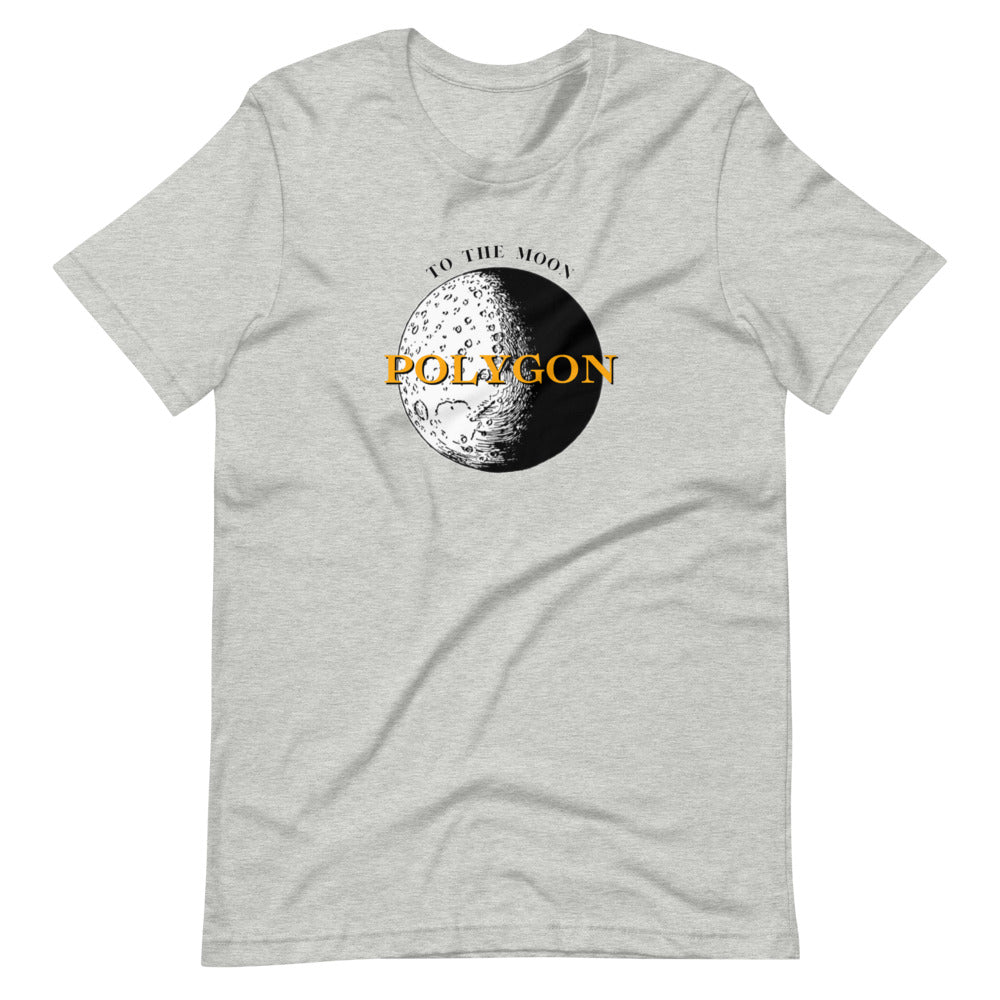 Moon (Polygon) Short-sleeve unisex t-shirt