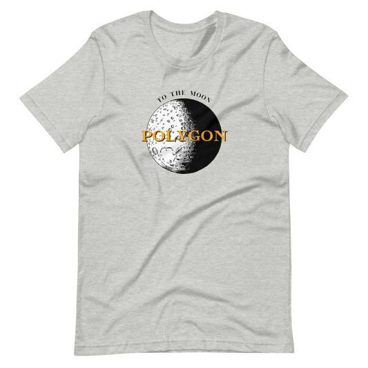 Moon (Polygon) Short-sleeve unisex t-shirt