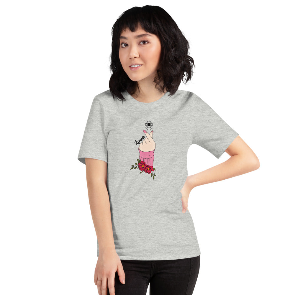 Solana Finger Heart Short-sleeve unisex t-shirt