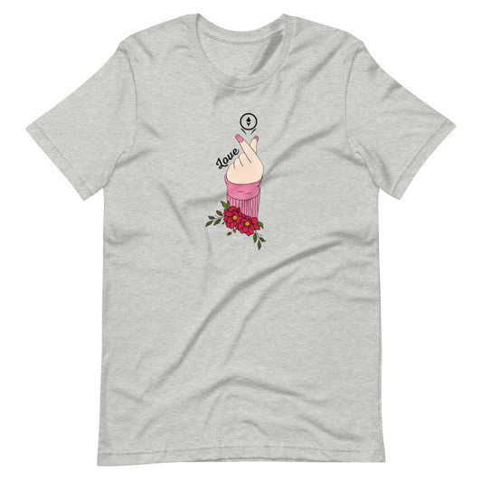 Ethereum Finger Heart Short-sleeve unisex t-shirt