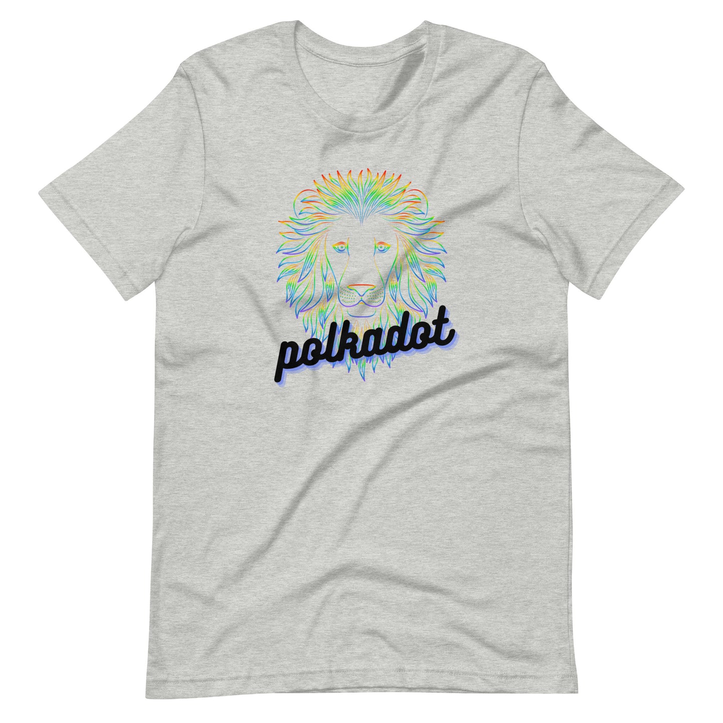 Polkadot Neon Lion Unisex t-shirt