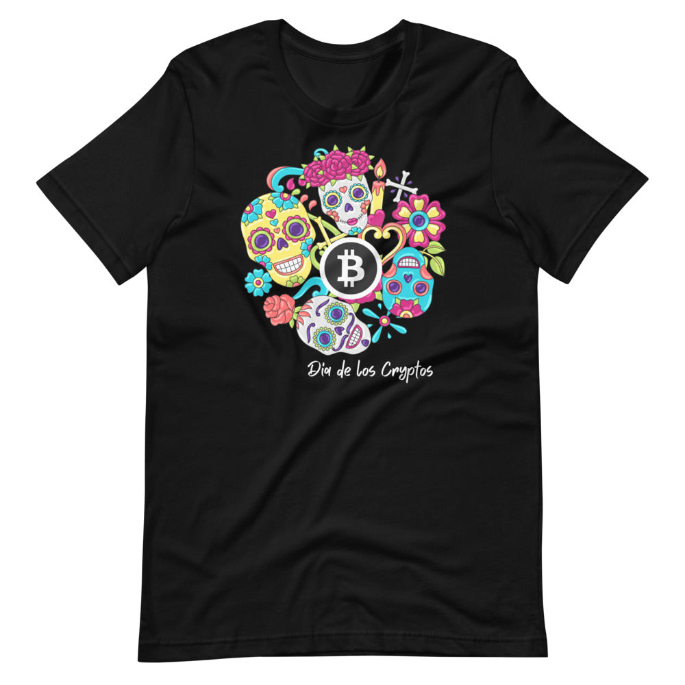 Dia De Los Cryptos (Bitcoin) Short-sleeve unisex t-shirt