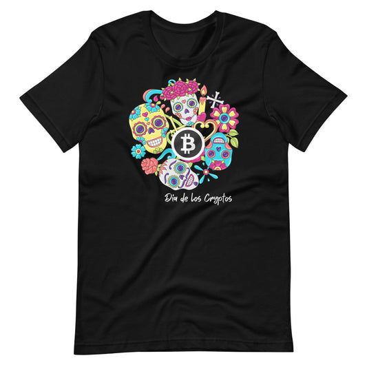 Dia De Los Cryptos (Bitcoin) Short-sleeve unisex t-shirt