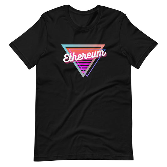 Neon Triangle (Ethereum) Short-sleeve unisex t-shirt