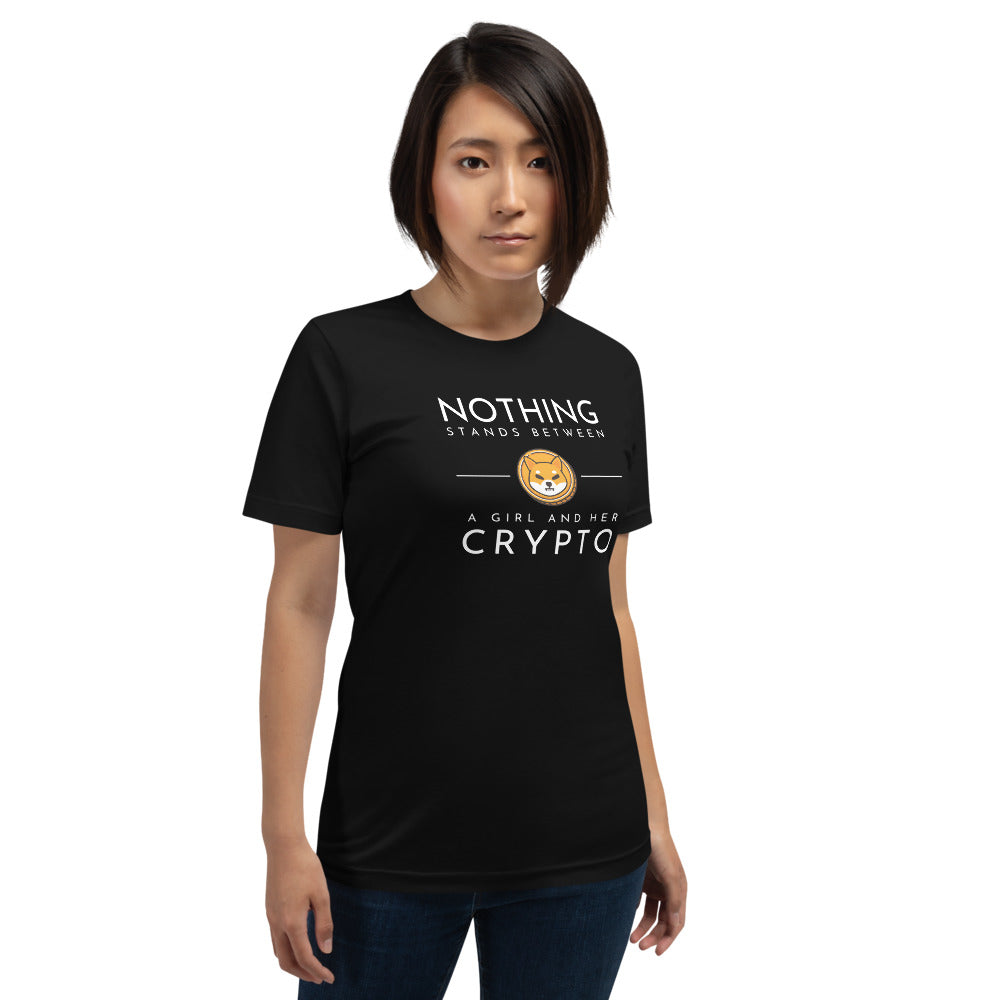 Girl's Crypto (Shiba Inu) Short-sleeve unisex t-shirt