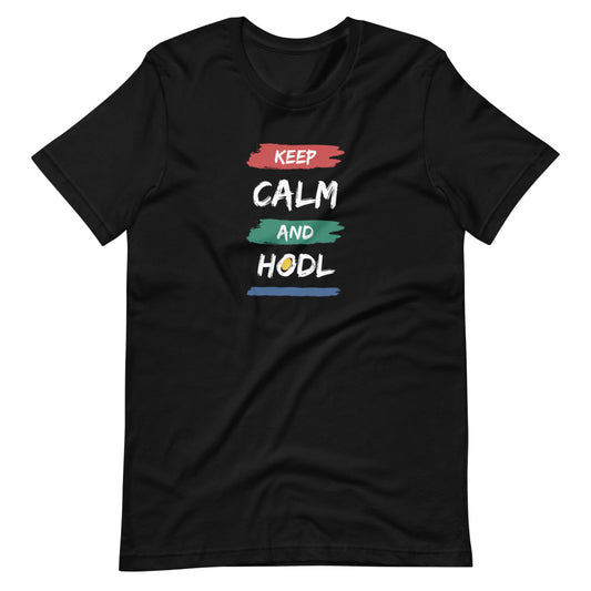 KEEP CALM AND HODL Short-sleeve unisex t-shirt