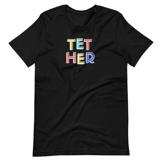 Tether Colors Short-sleeve unisex t-shirt