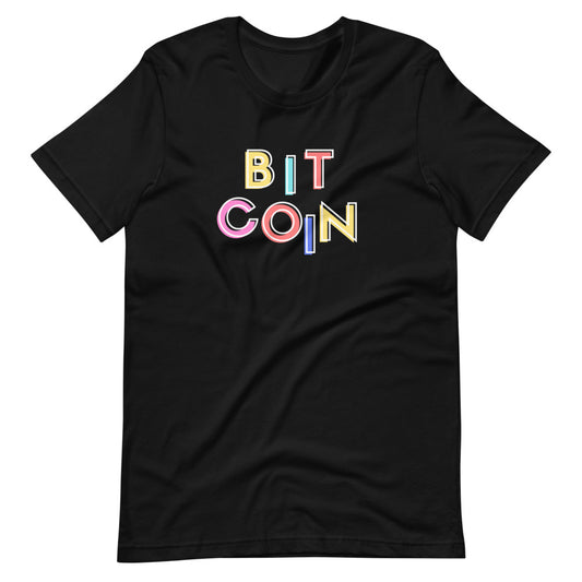 Bitcoin Colors Short-sleeve unisex t-shirt