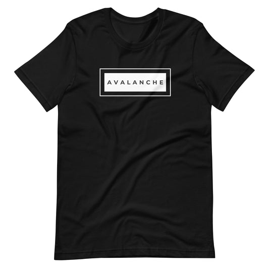 Avalanche square Short-sleeve unisex t-shirt