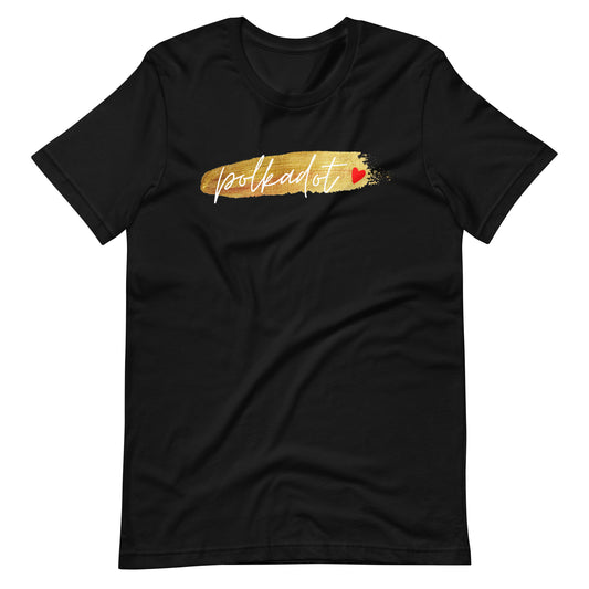 Polkadot Gold Unisex t-shirt
