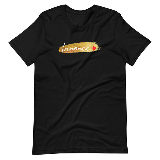 Binance Gold Unisex t-shirt
