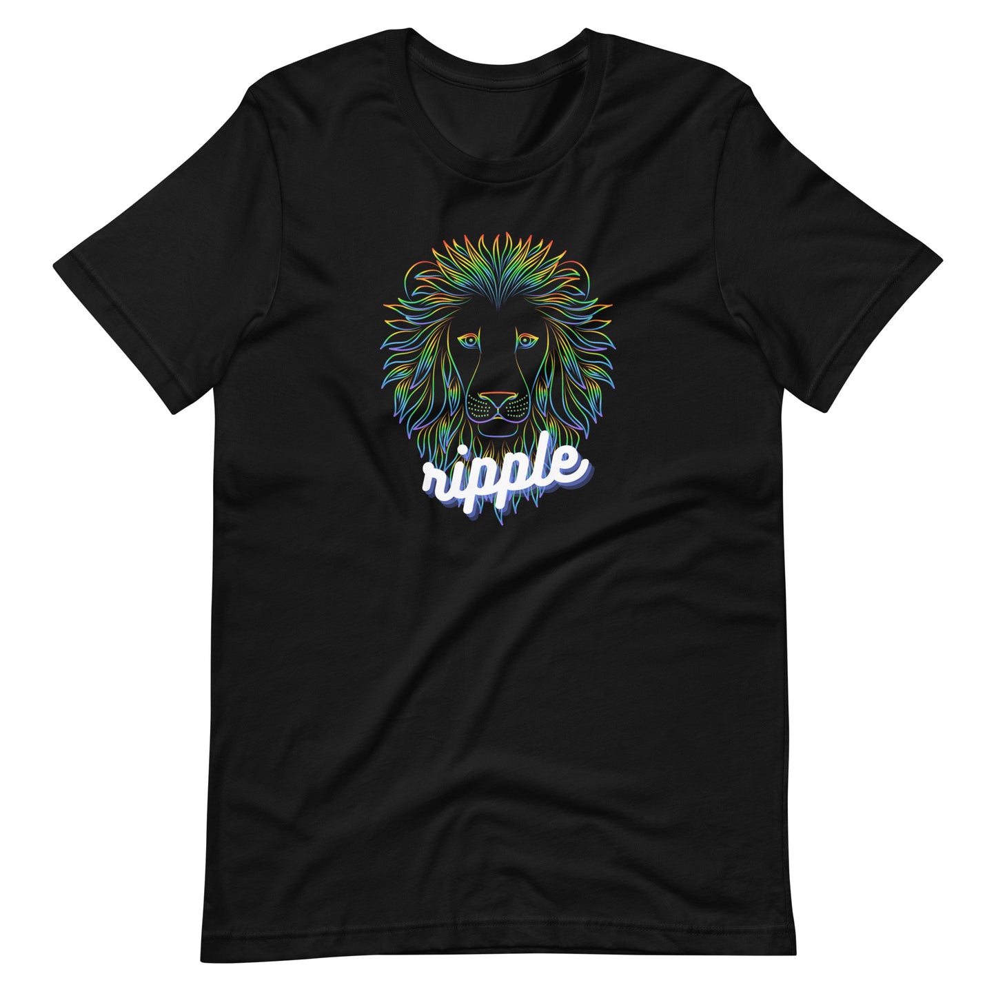 Ripple Neon Lion Unisex t-shirt
