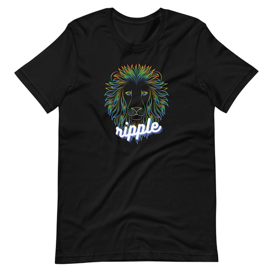 Ripple Neon Lion Unisex t-shirt