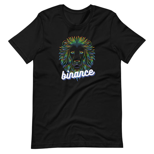Binance Neon Lion Unisex t-shirt