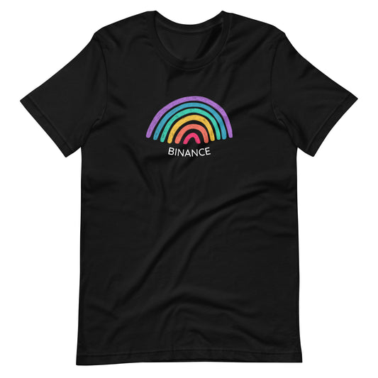 Binance Rainbow Unisex t-shirt