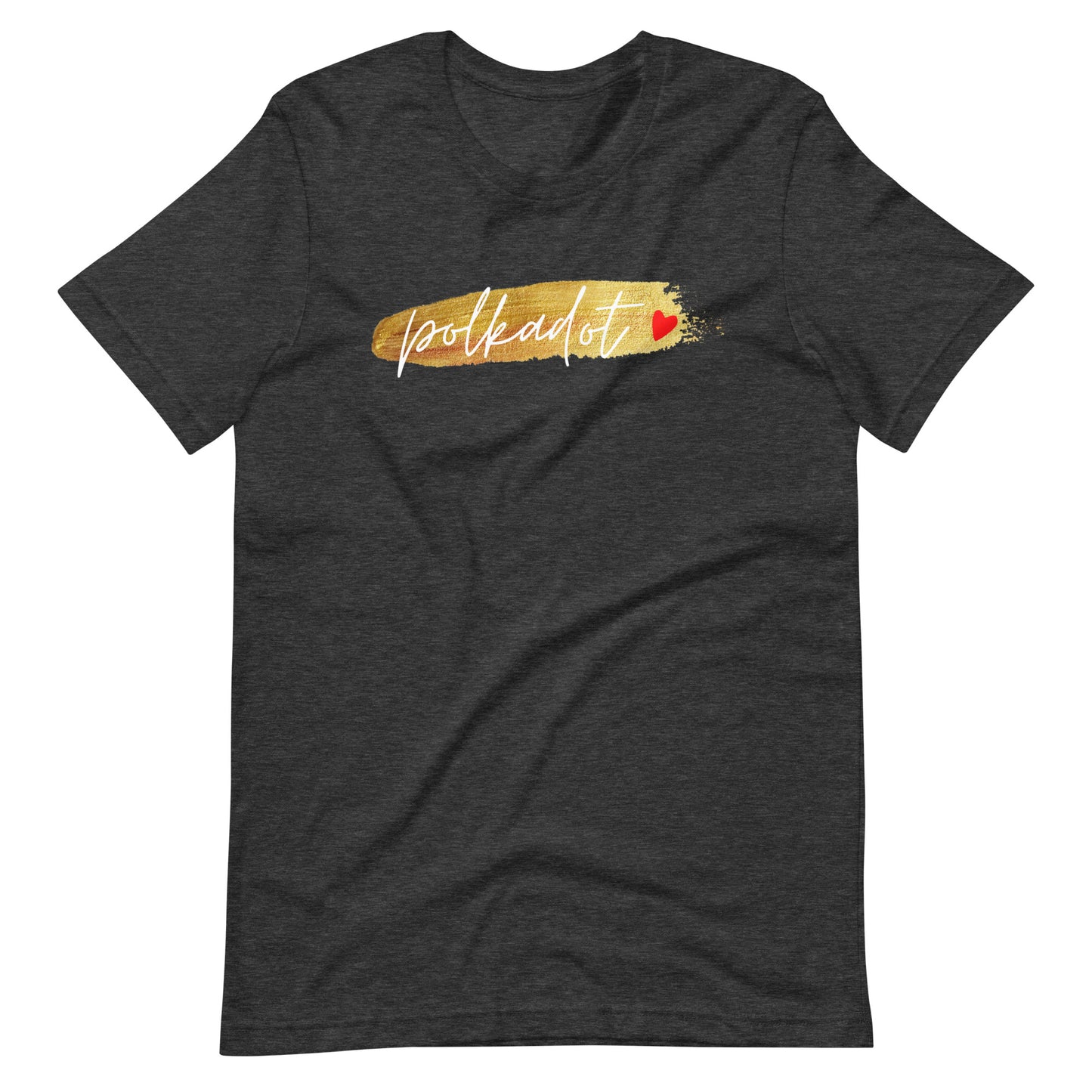 Polkadot Gold Unisex t-shirt