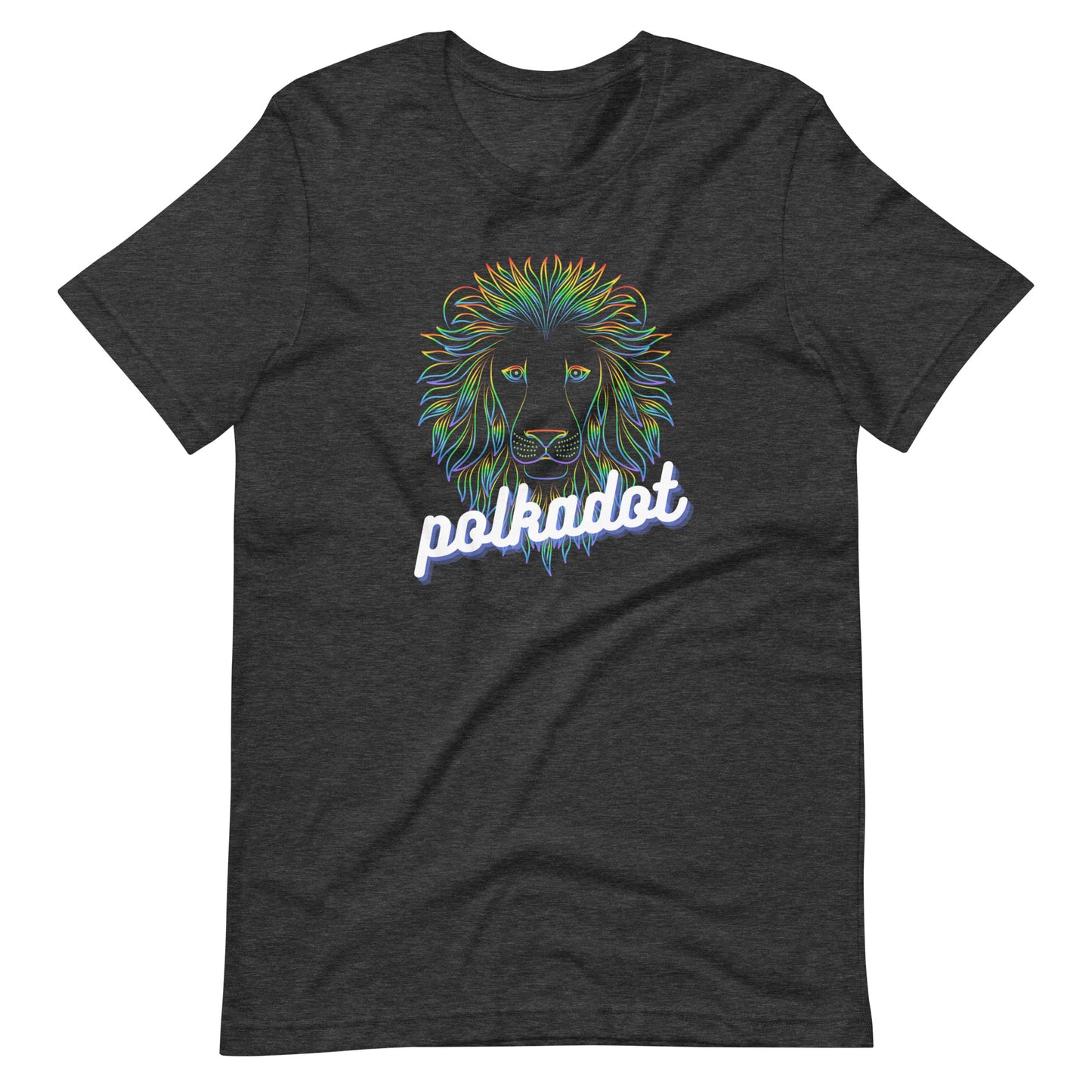 Polkadot Neon Lion Unisex t-shirt