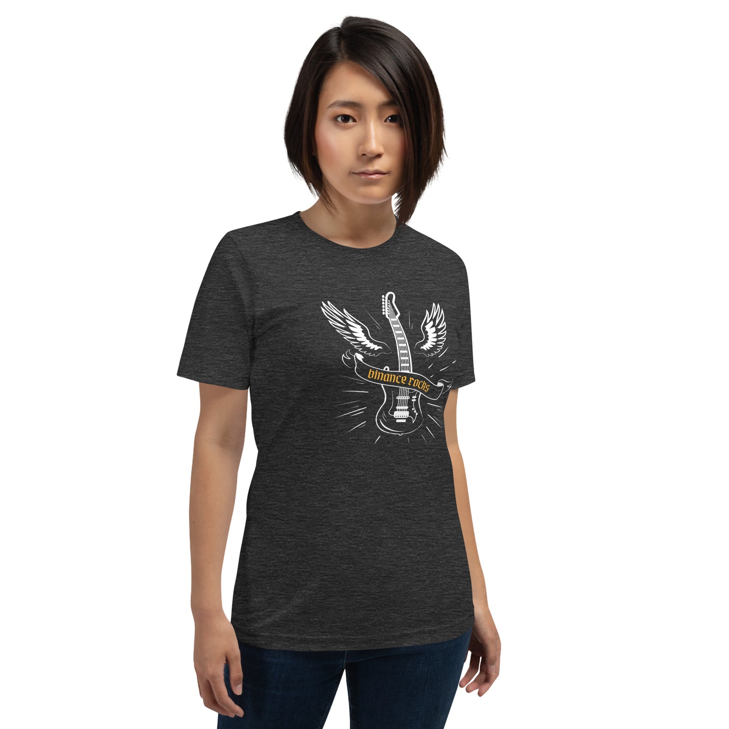 Binance Rocks Unisex t-shirt