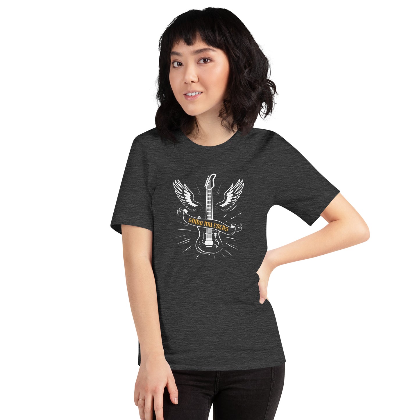 Shiba Inu Rocks Unisex t-shirt