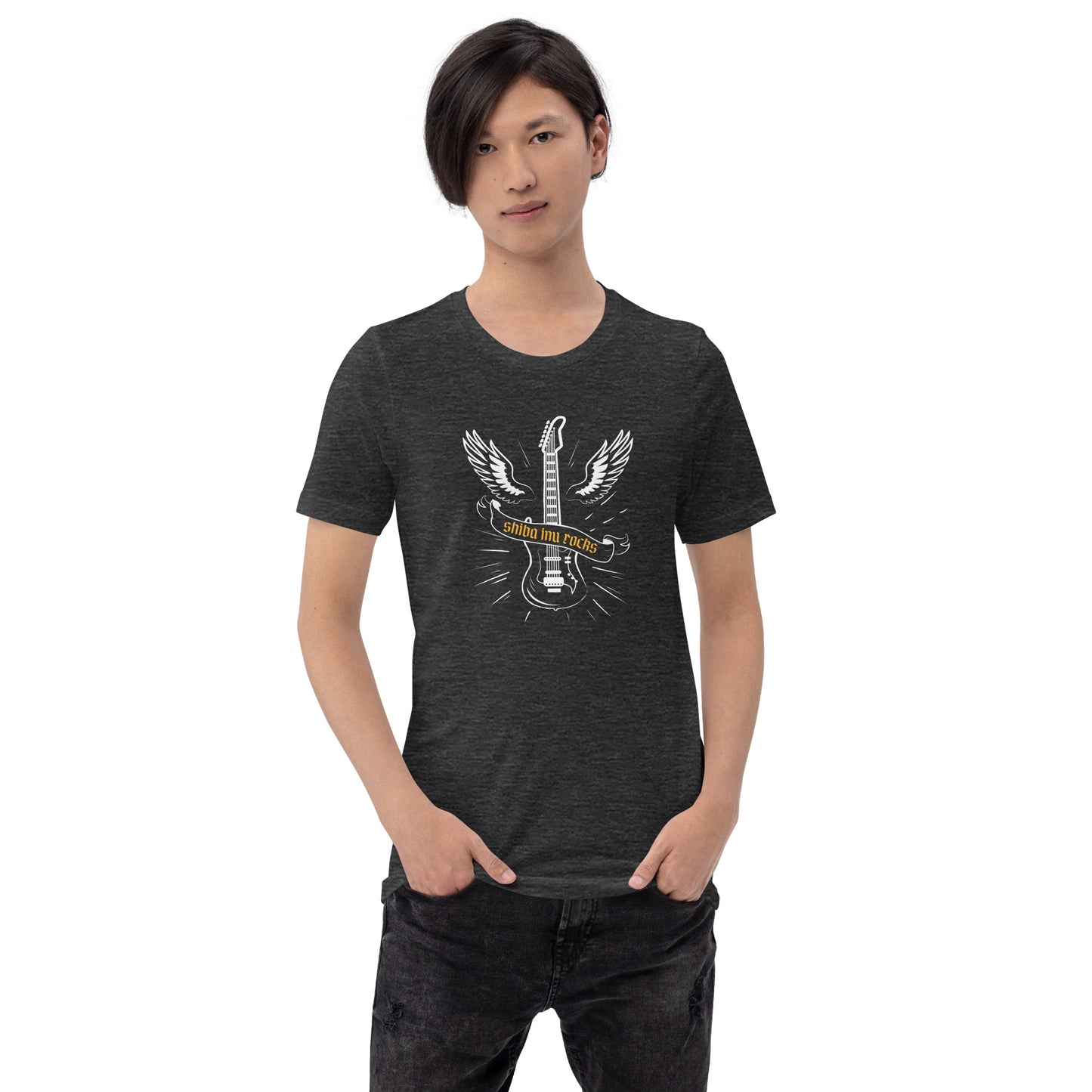Shiba Inu Rocks Unisex t-shirt
