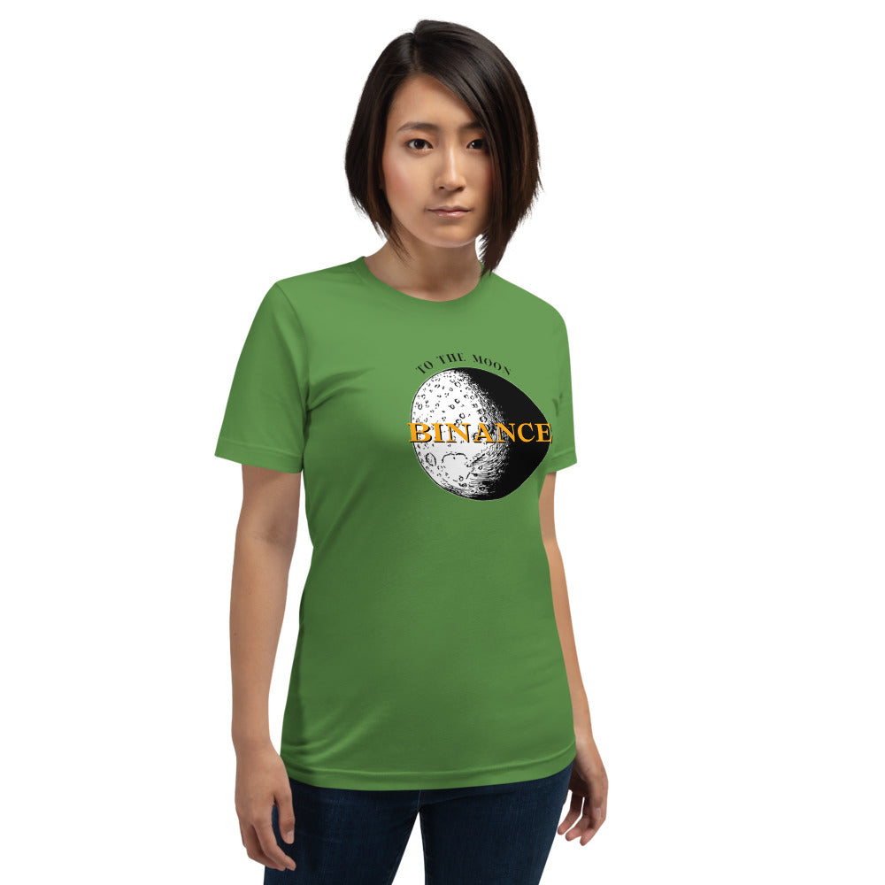Moon (Binance) Short-sleeve unisex t-shirt