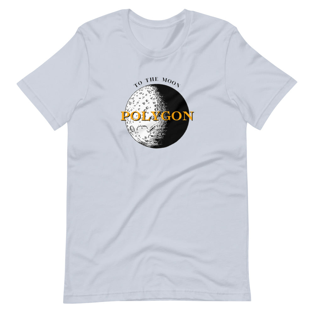 Moon (Polygon) Short-sleeve unisex t-shirt