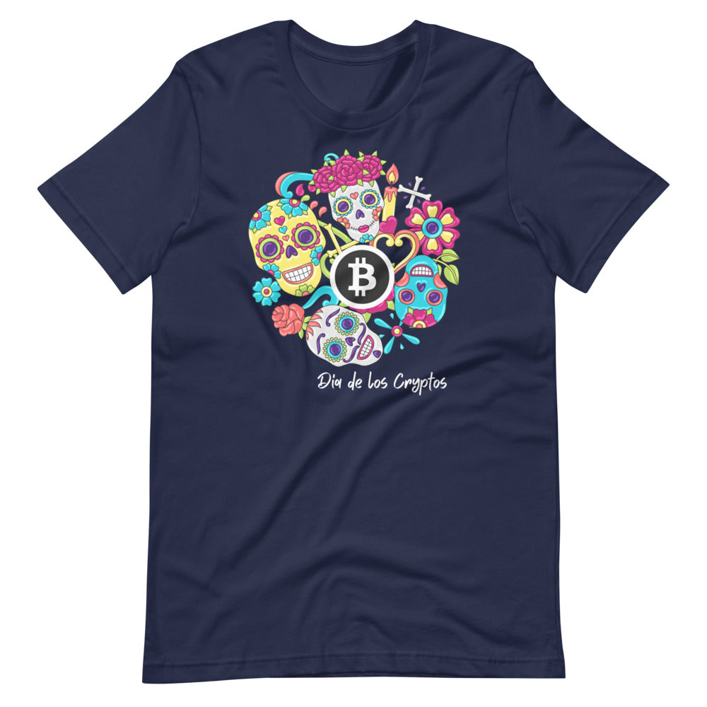 Dia De Los Cryptos (Bitcoin) Short-sleeve unisex t-shirt
