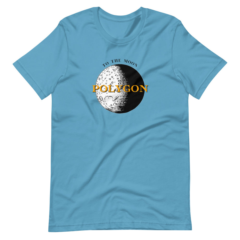 Moon (Polygon) Short-sleeve unisex t-shirt