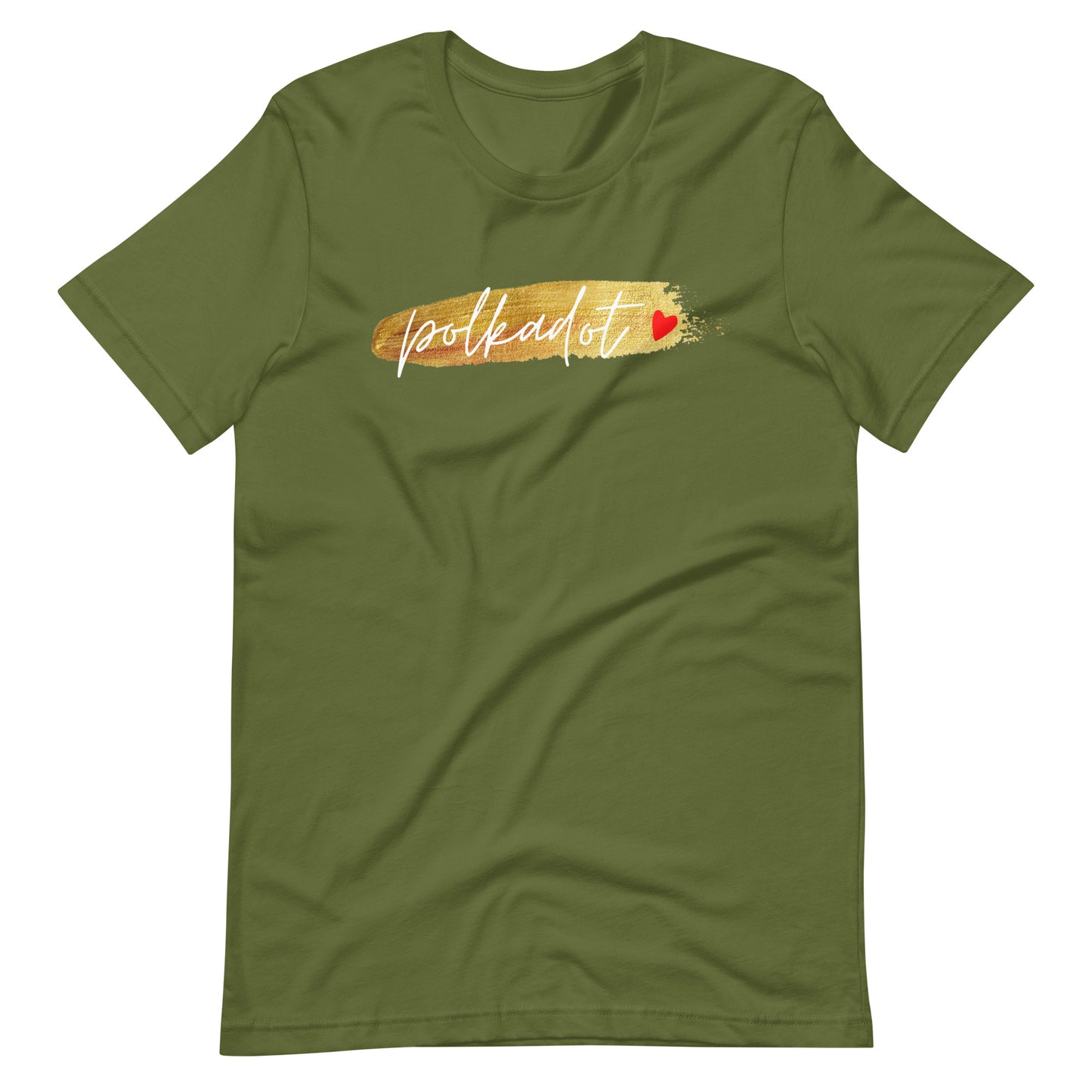 Polkadot Gold Unisex t-shirt