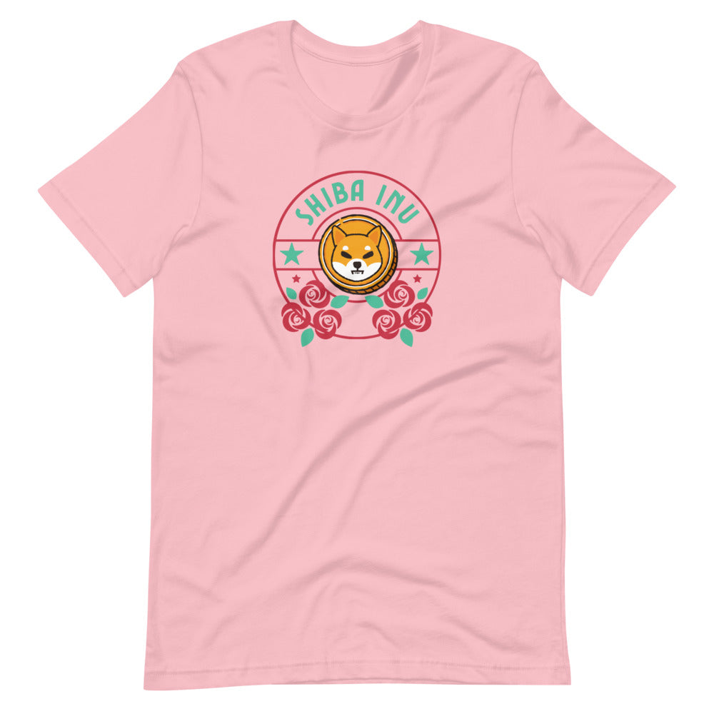 Rosy Shiba Inu Short-sleeve unisex t-shirt
