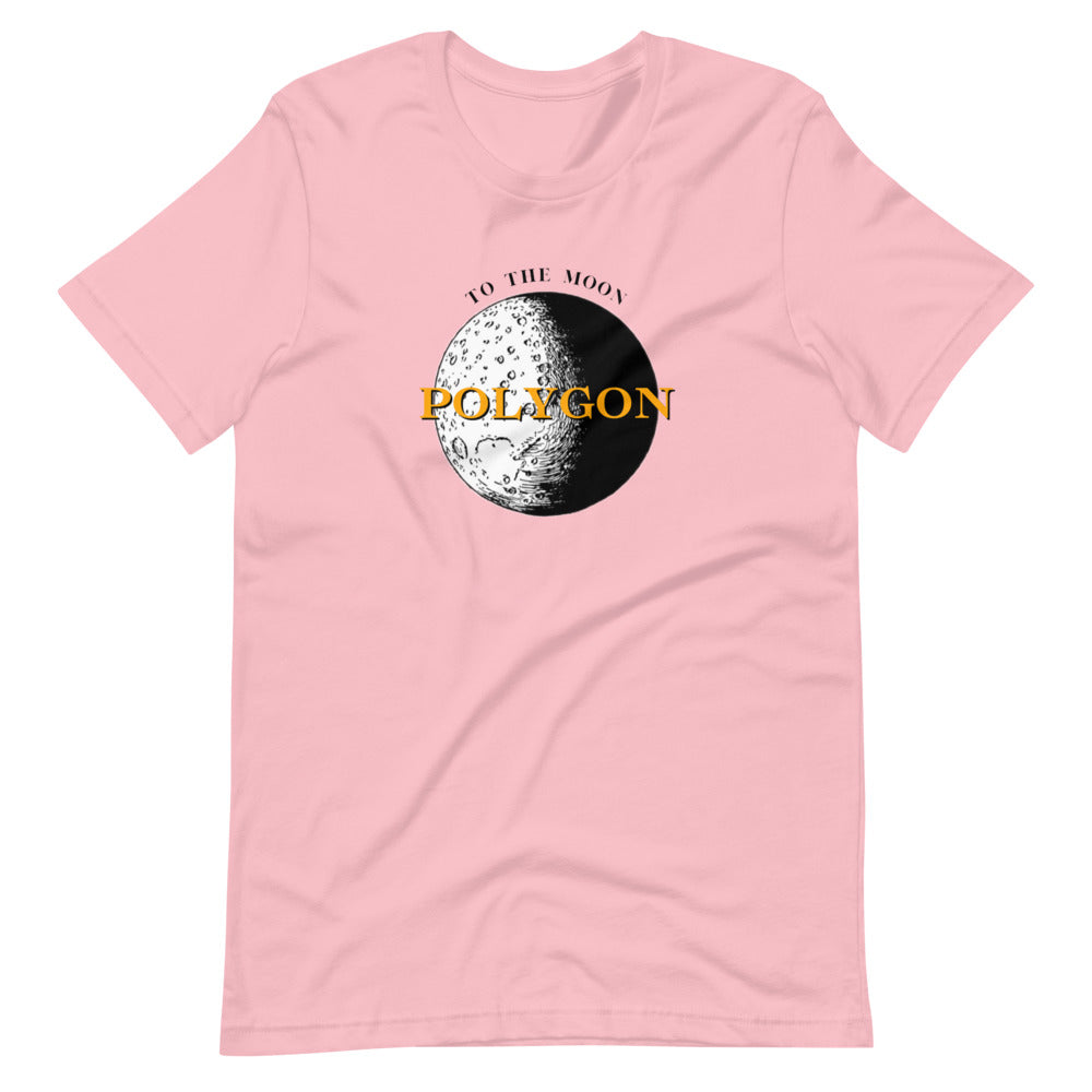 Moon (Polygon) Short-sleeve unisex t-shirt