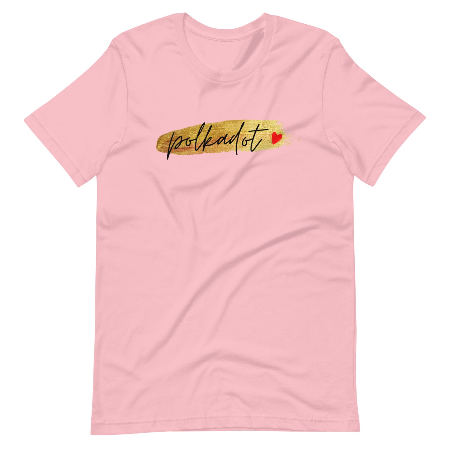 Polkadot Gold Unisex t-shirt