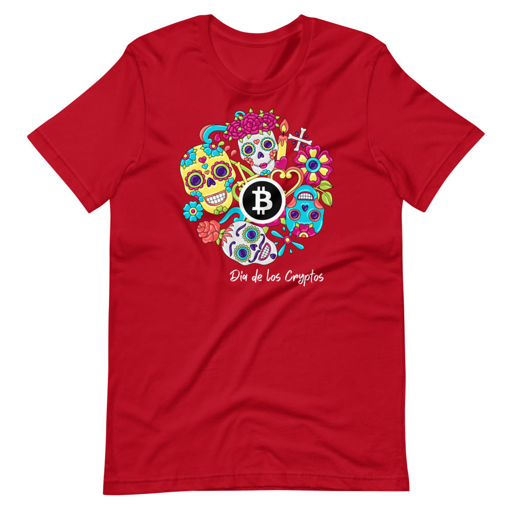 Dia De Los Cryptos (Bitcoin) Short-sleeve unisex t-shirt