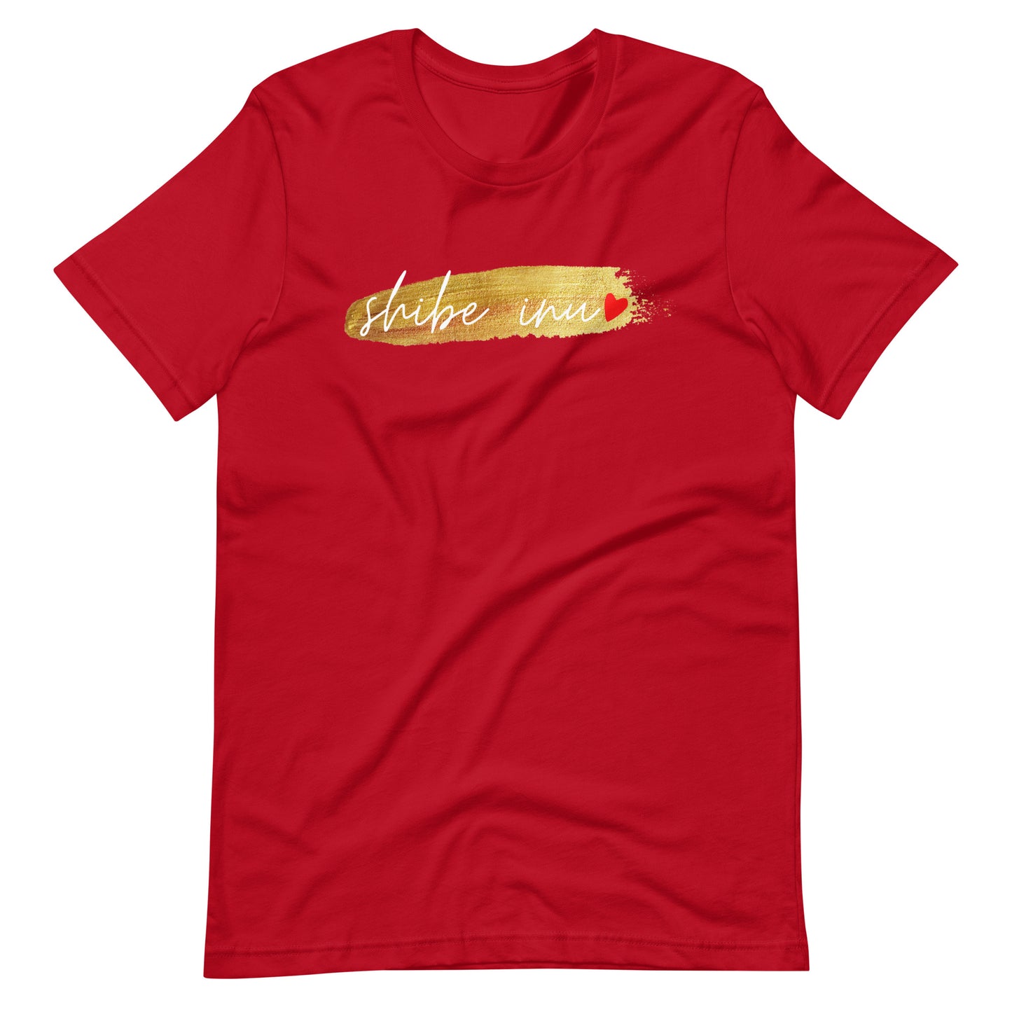 Shiba Inu Gold Unisex t-shirt