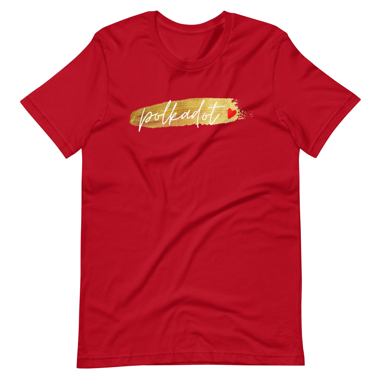 Polkadot Gold Unisex t-shirt