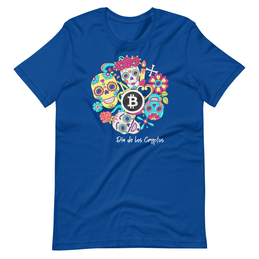 Dia De Los Cryptos (Bitcoin) Short-sleeve unisex t-shirt