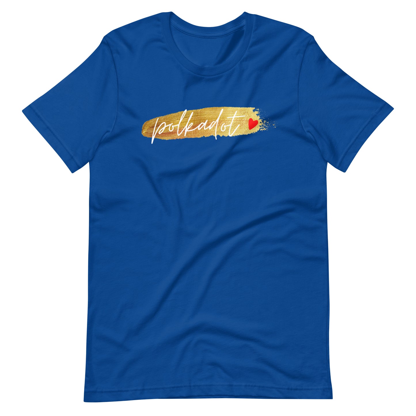 Polkadot Gold Unisex t-shirt