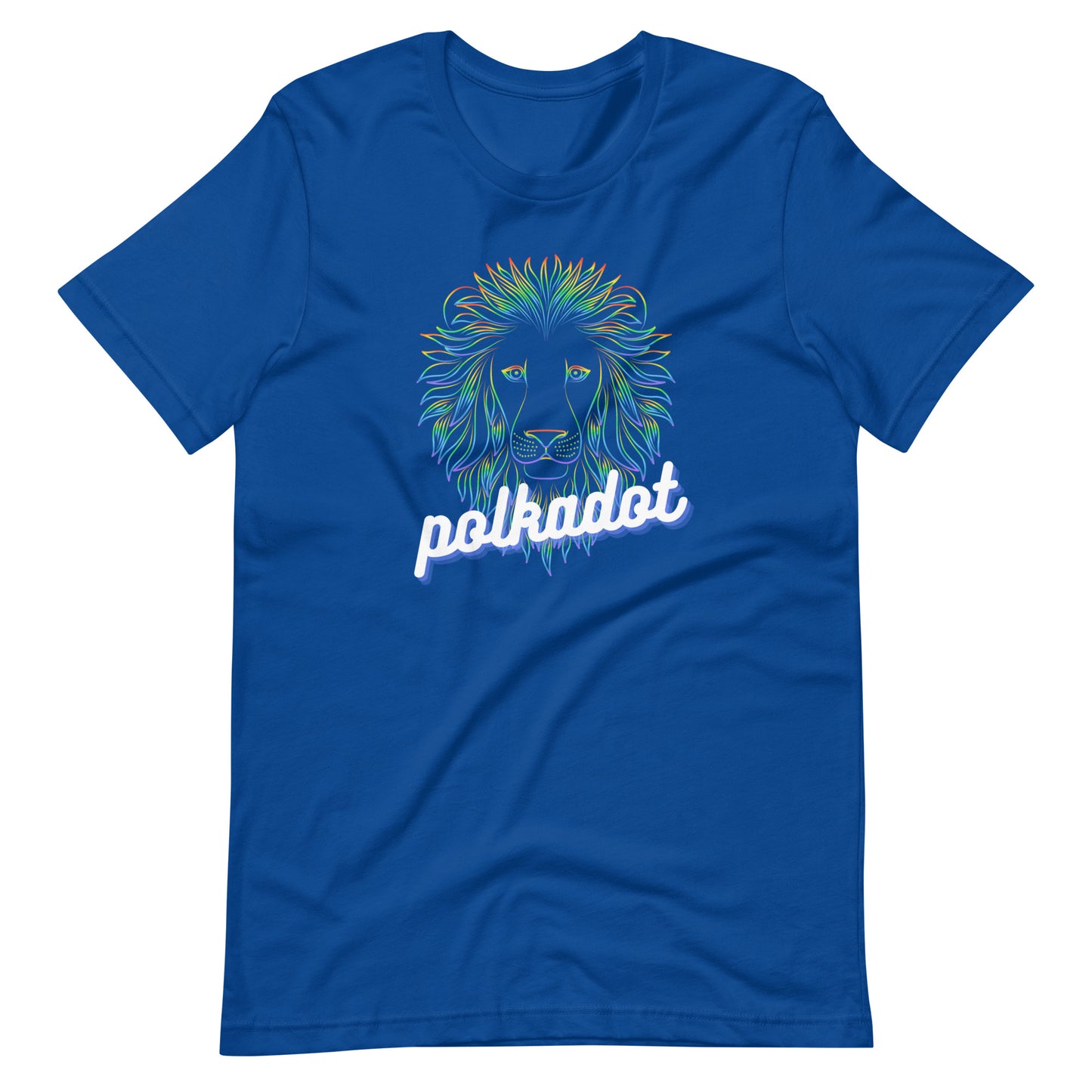Polkadot Neon Lion Unisex t-shirt