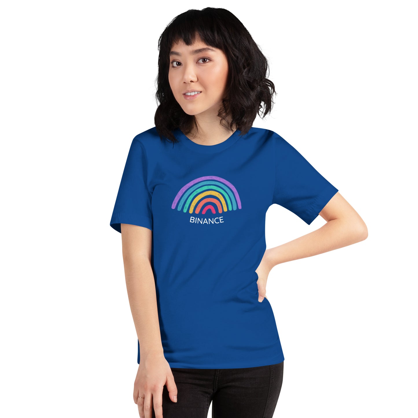 Binance Rainbow Unisex t-shirt