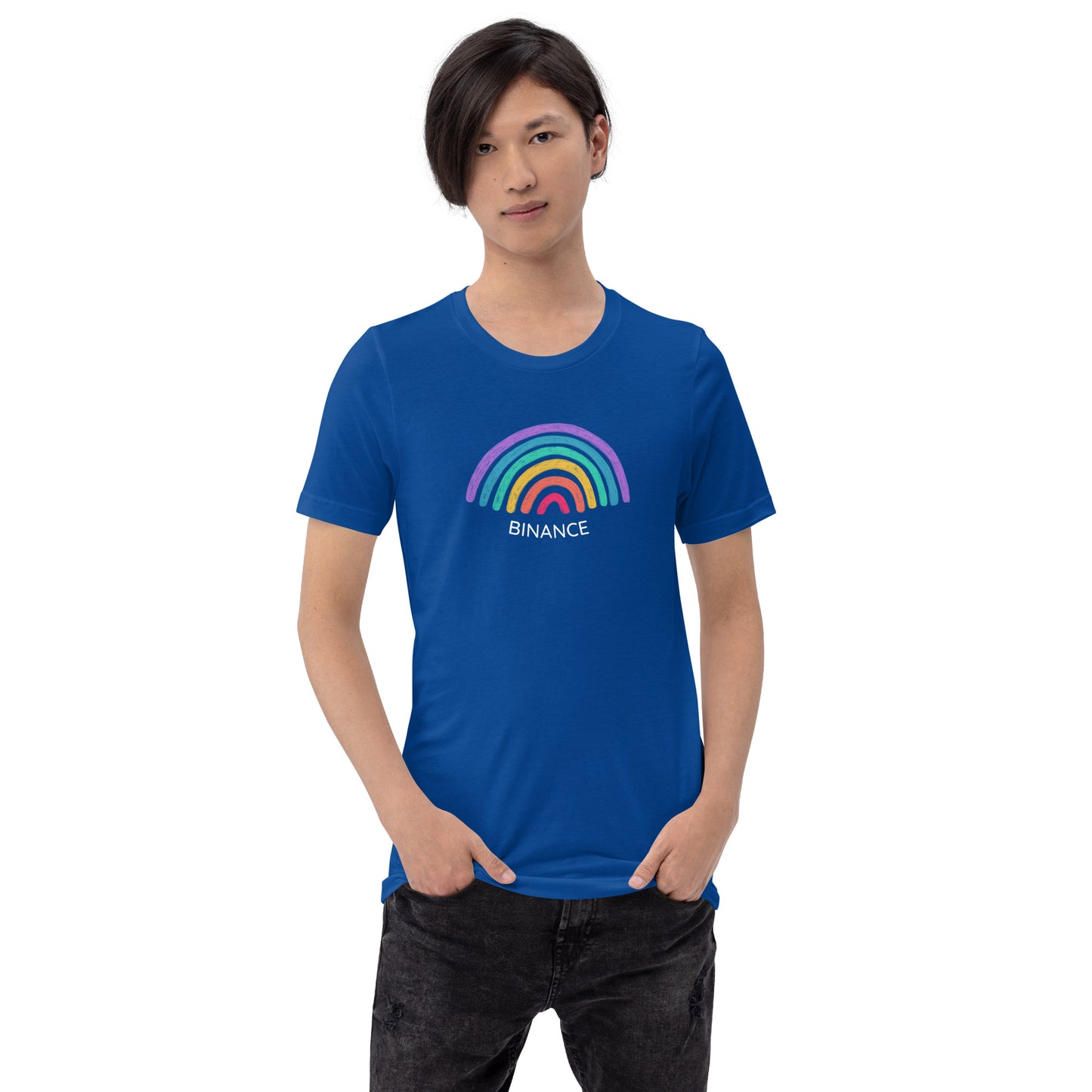 Binance Rainbow Unisex t-shirt