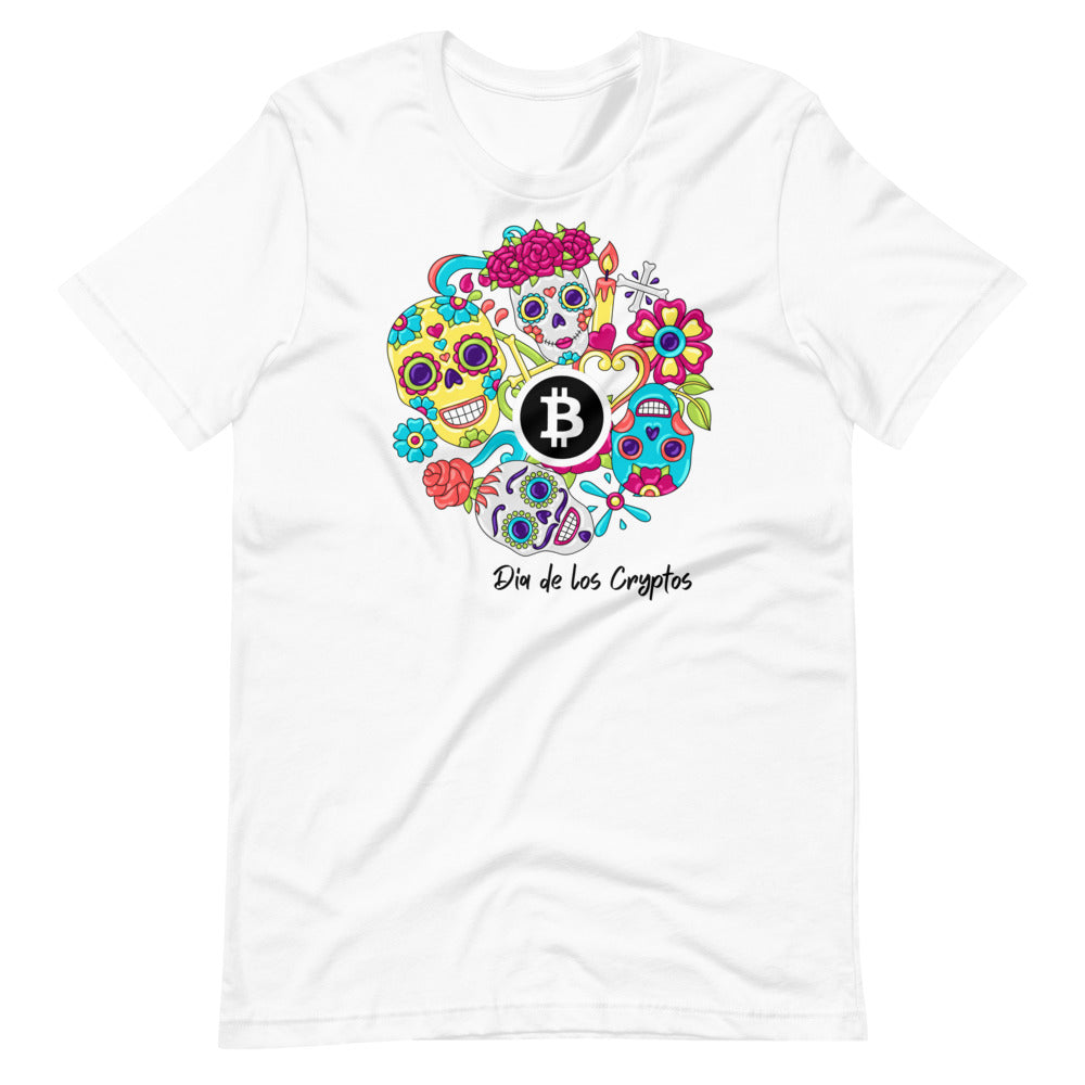 Dia De Los Cryptos (Bitcoin) Short-sleeve unisex t-shirt