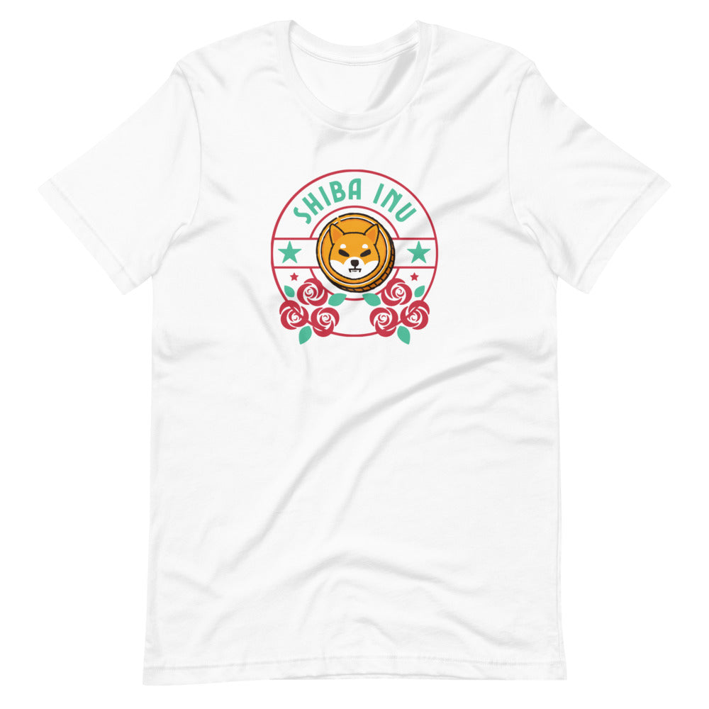 Rosy Shiba Inu Short-sleeve unisex t-shirt