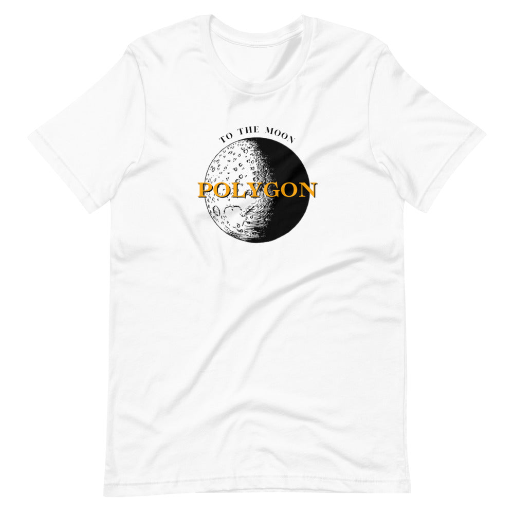 Moon (Polygon) Short-sleeve unisex t-shirt