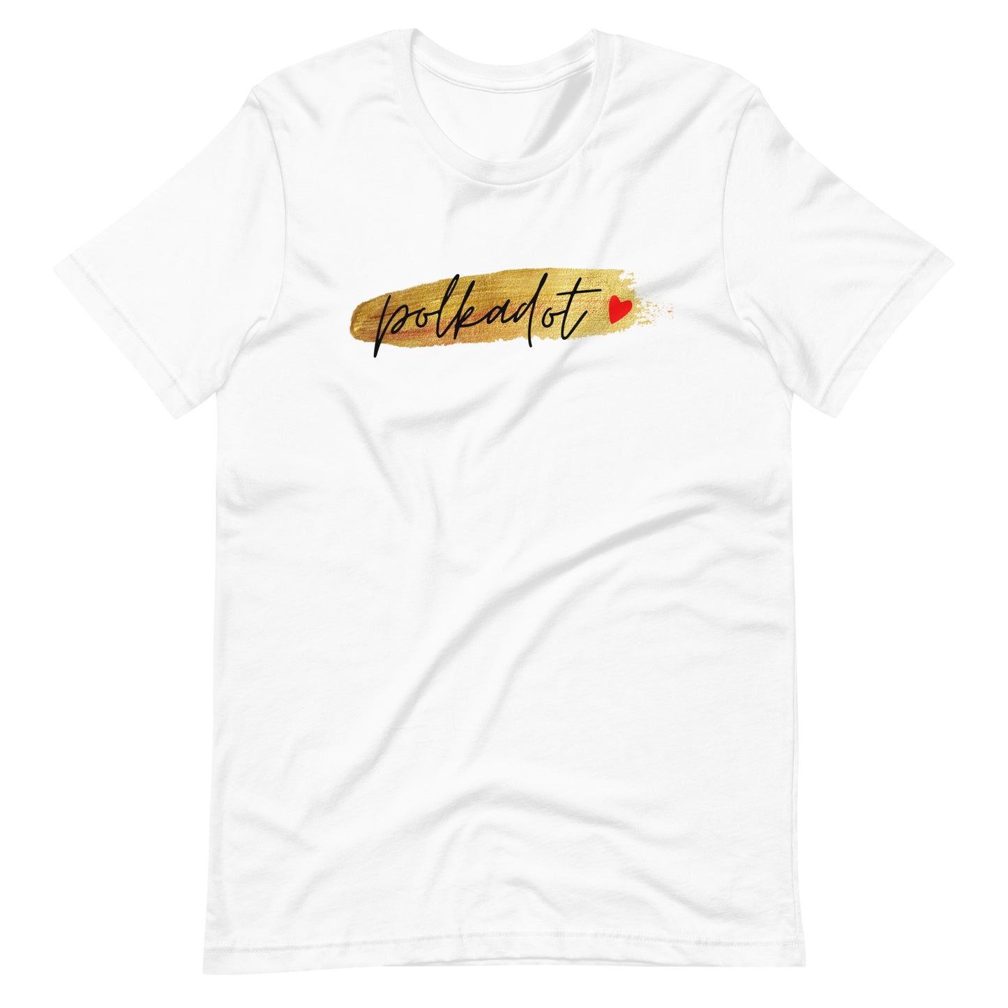 Polkadot Gold Unisex t-shirt