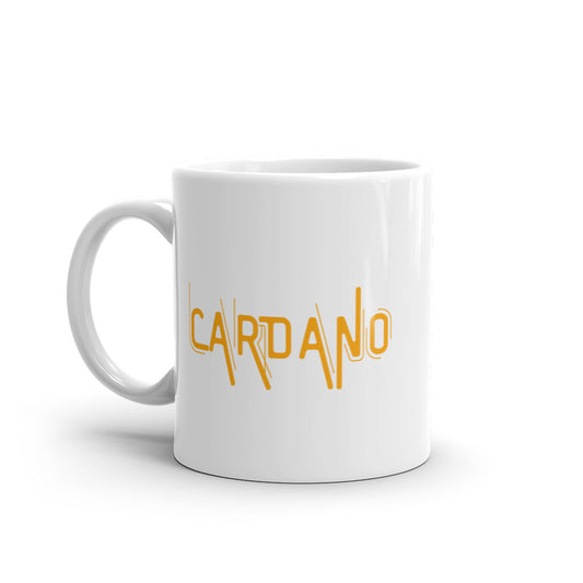 Cardano Electrifying White glossy mug