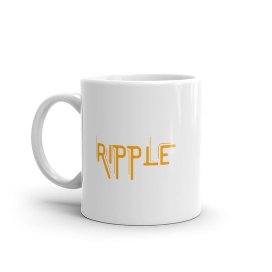 Ripple Electrifying White glossy mug