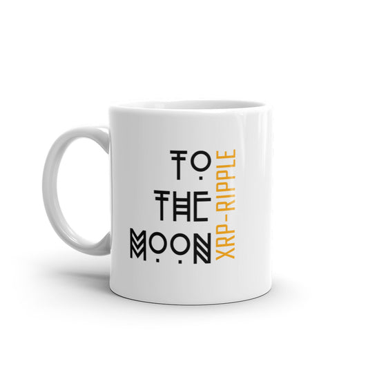 XRP - RIPPLE White glossy mug