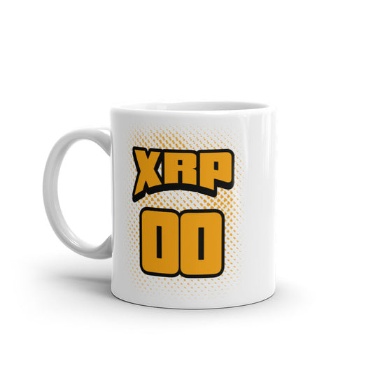 XRP Double 00 White glossy mug